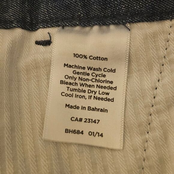 TALBOTS Dark Chambray Cotton Shorts - Size 6 - Picture 7 of 7